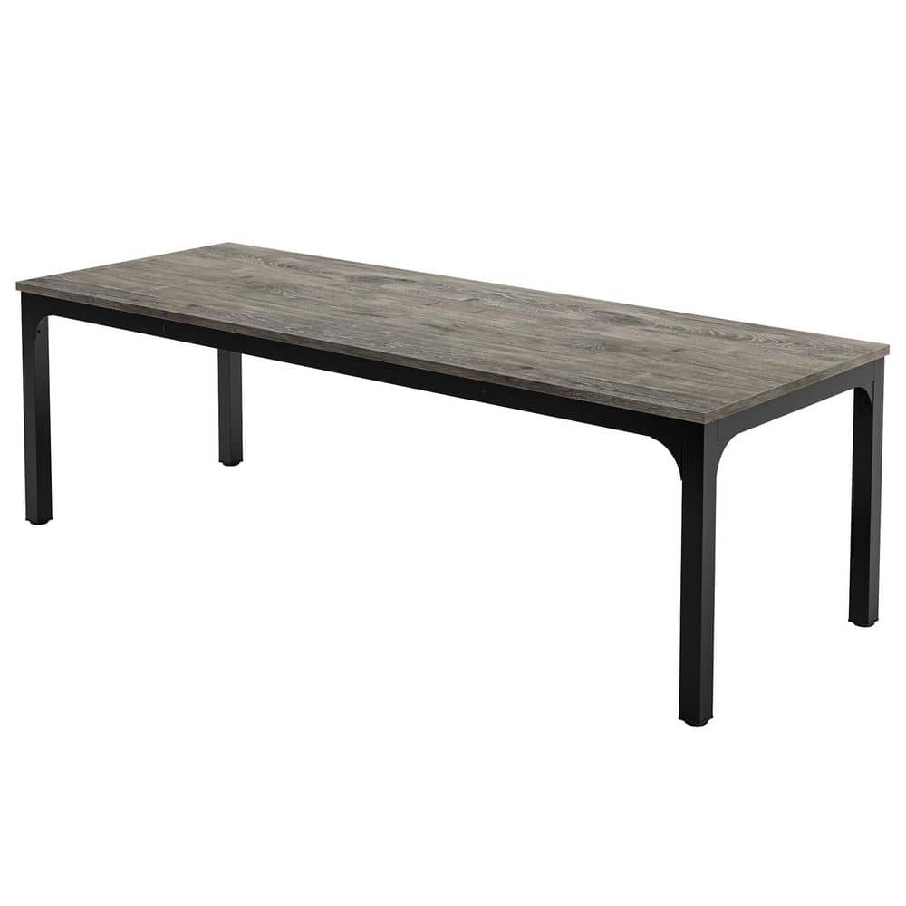 Soltham 78.7 in. Rectangular Gray&Black Wood Computer Desk, Double Long Desk, Workstaion for Home Office price history on PriceWatchPro