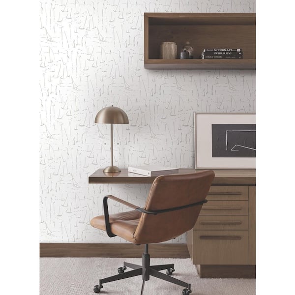 White Vermillion Coast Silver Wallpaper