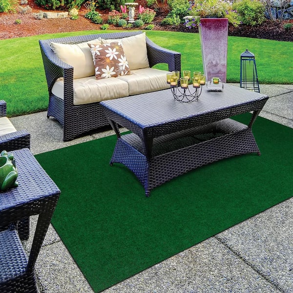 Foss Green Landscape 6 ft. x 8 ft. Artificial Grass Rug Foss Green Landscape 6 ft. x 8 ft. Artificial Grass Rug
