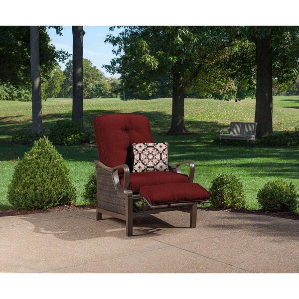 Hanover Ventura All Weather Wicker, Outdoor Reclining Patio Chair Cushions