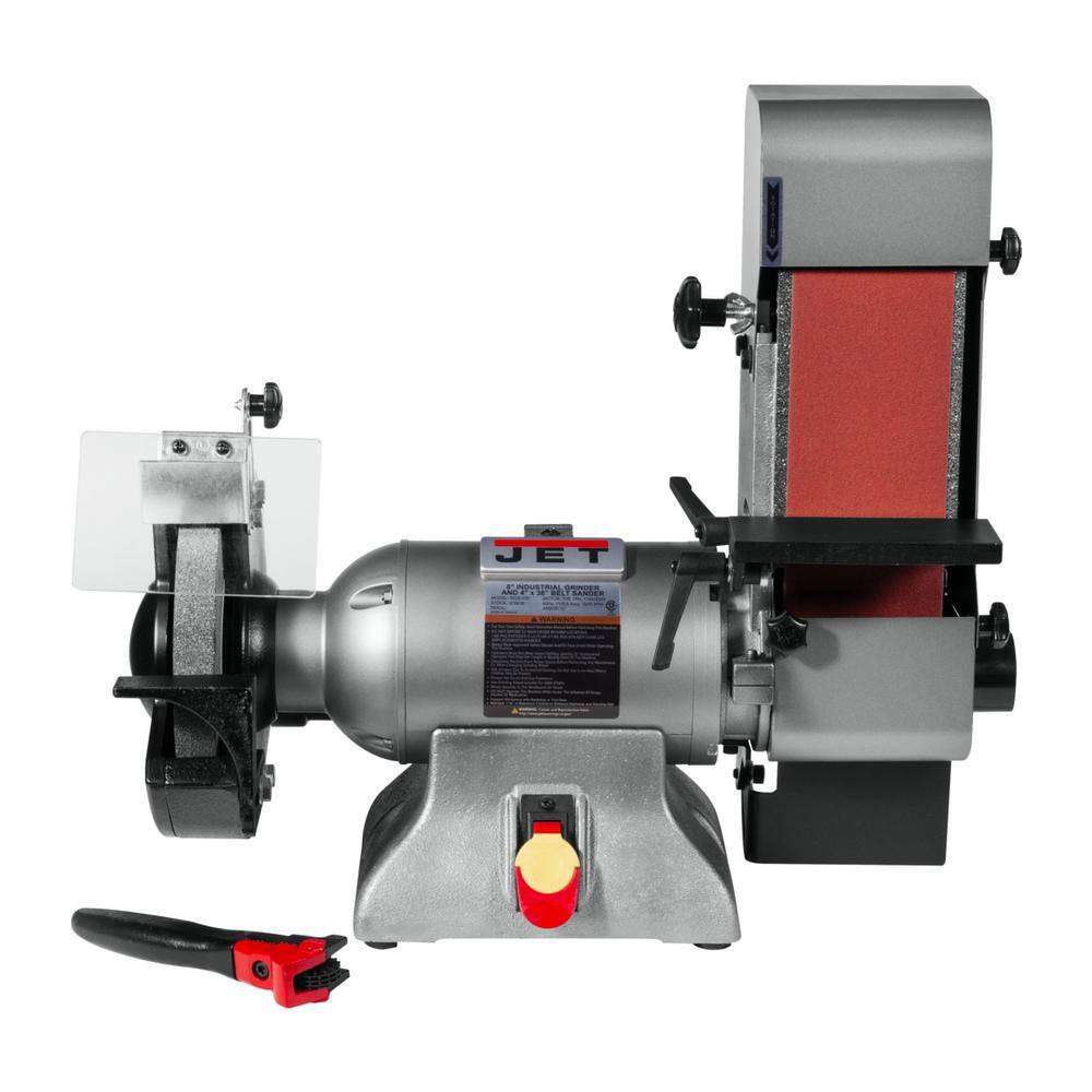 Jet Combination 8 in. Industrial Grinder and 4 in. x 36 in. Belt Sander