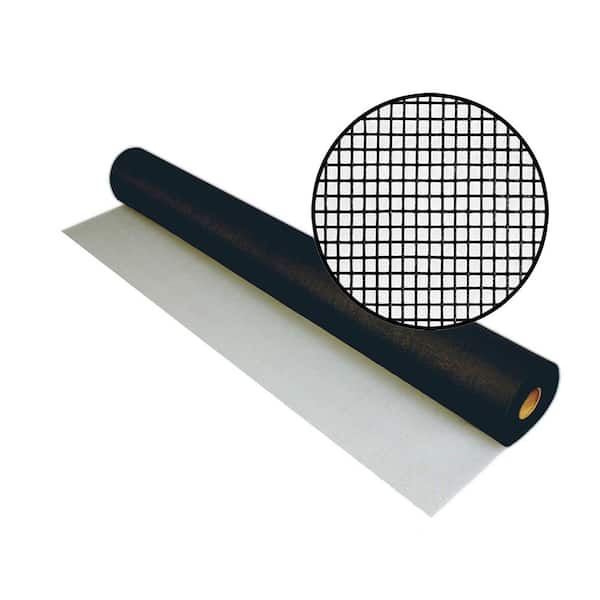 Unbranded Charcoal Fiberglass Mesh Roll 24 in. x 100 ft. Replacement Screen for Window or Door
