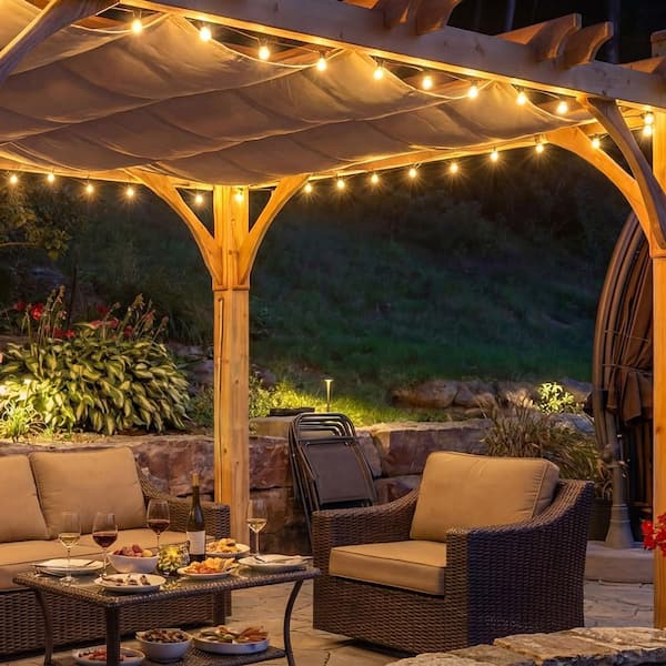 Outdoor Living Today Breeze Cedar 10 ft. x 12 ft. Pergola BZ1012 - The Home  Depot