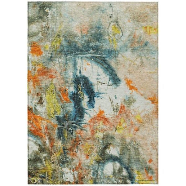 Addison Rugs Chantille Machine Washable Indoor/Outdoor Abstract ACN2202 Sage 3 ft. x 5 ft. Area Rug