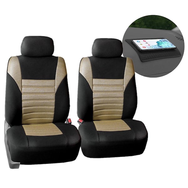 FH Group Premium 3D Air Mesh 47 in. x 23 in. x 1 in. Front Set Seat Covers