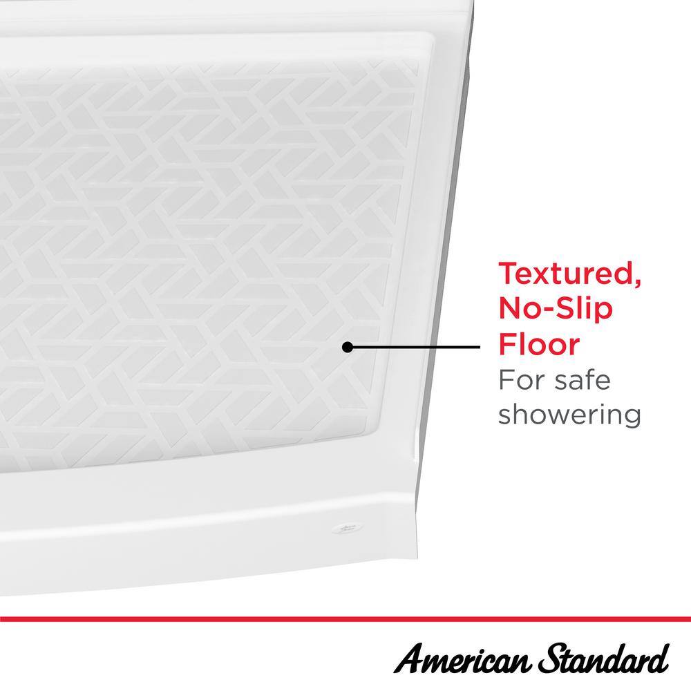 Aspirations 60'' x 36'' White Rectangular Shower Base