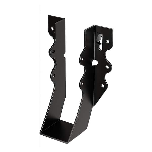 Afoxsos Steel Black 2 x 6 Joist Hangers Face Mount Hurricane Ties Brackets for Shed Barn Coop Porch Truss (25-Pack) 59SA05476
