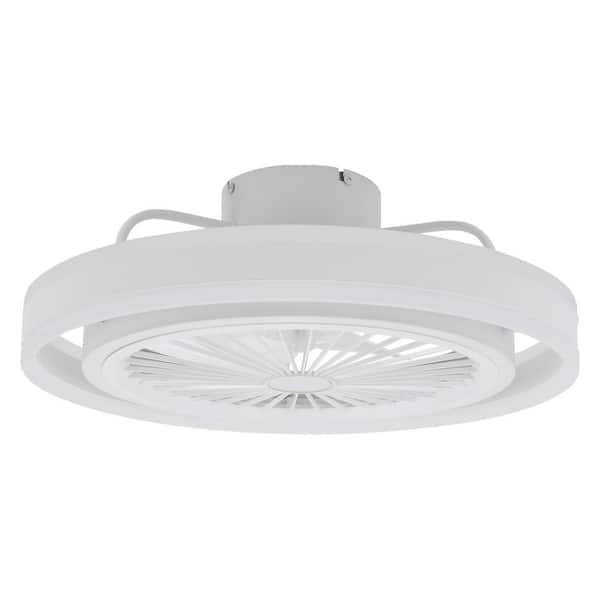 loca♡ OUKANING 19.69 in. Dimmable Integrated LED Indoor White