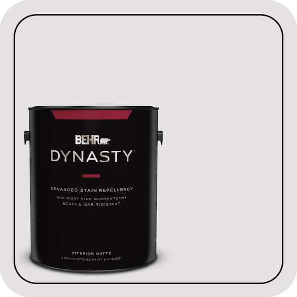 BEHR DYNASTY 1 gal. #PR-W02 Early Crocus Matte Interior Stain-Blocking Paint & Primer