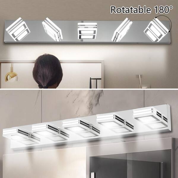 Bathroom makeup lighting sales fixtures