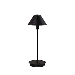 17.5 in. Rowan Matte Powder Black G-9 Table Lamp