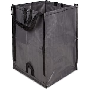 48 gal. Leaf Bag, Reusable Lawn and Leaf Garden Bag with Reinforced Handle (1-Pack, Grey)