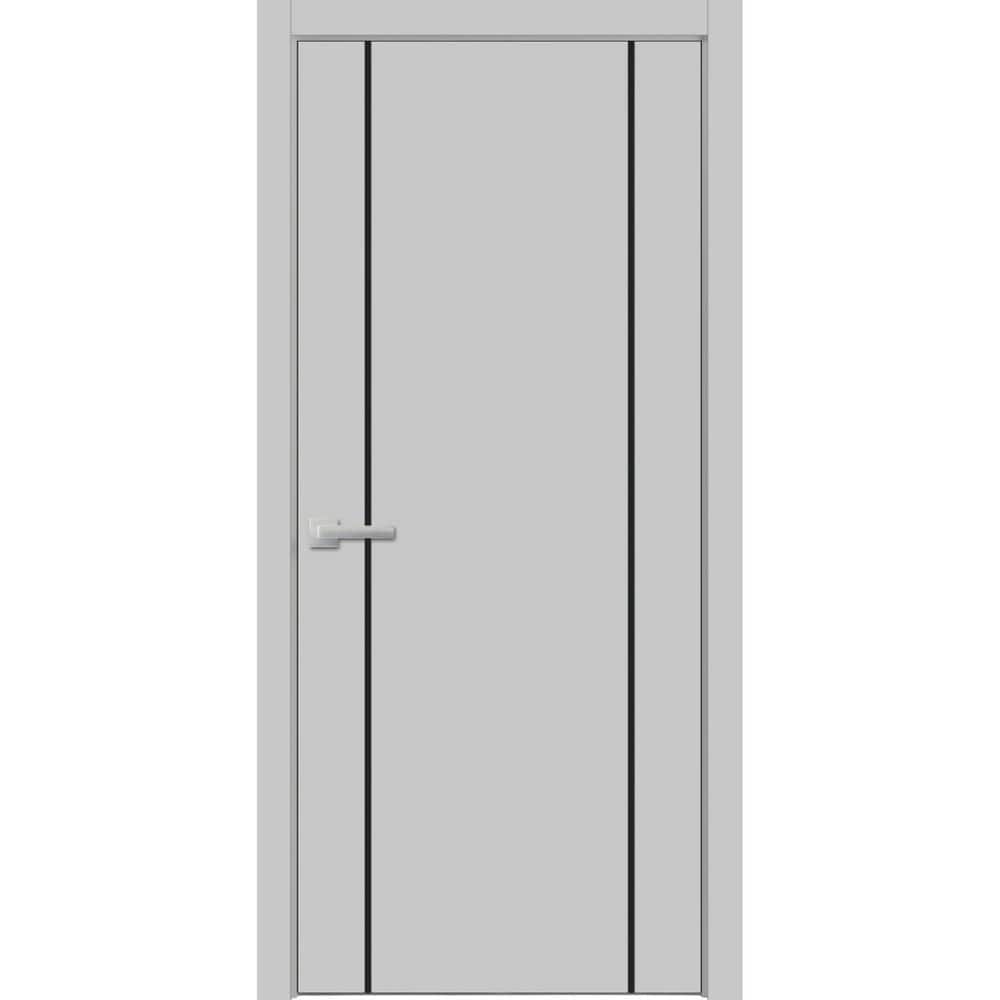 42 in. x 80 in. 1 Panel Matte Grey Finished Solid Wood with Honeycomb Sliding Door with Hardware price history on PriceWatchPro