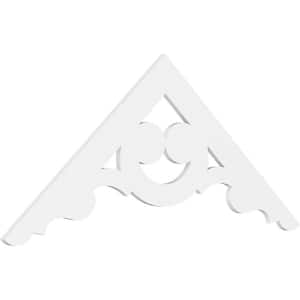 1 in. x 72 in. x 30 in. (10/12) Pitch Robin Gable Pediment Architectural Grade PVC Moulding