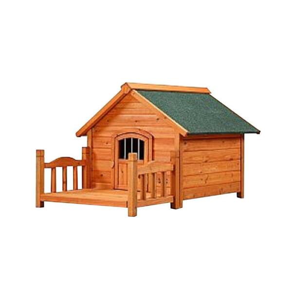 Pet Squeak 2.6 ft. L x 2.5 ft. W x 2.1 ft. H Medium Porch Pups Dog House