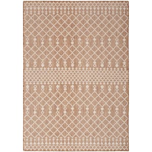 Positano Jute 7 ft. x 10 ft. Moroccan Contemporary Area Rug