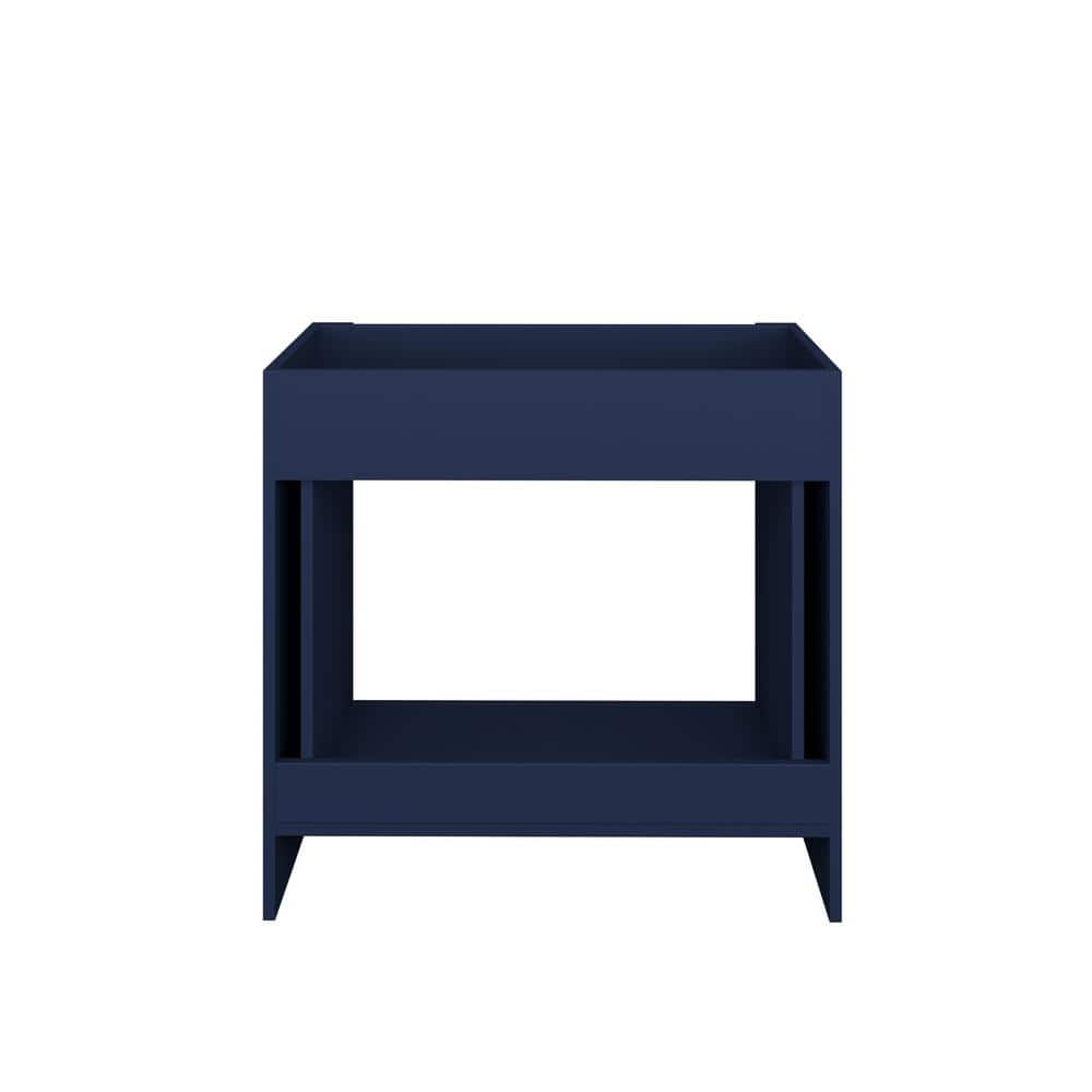 Austin 35.25" Navy Blue Freestanding Bathroom Vanity Cabinet