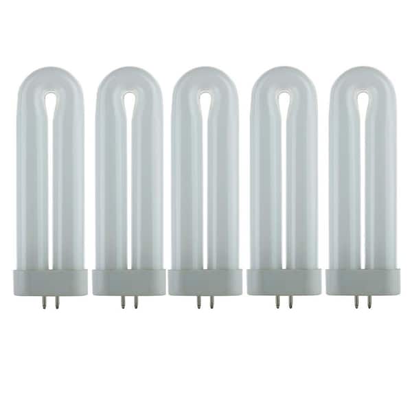 8-Watt U-Shape FUL T6 GX10q 4-Pin Base Twin Tube Fluorescent CFL Light Bulb, Black Light (5-Pack) 8-Watt U-Shape FUL T6 GX10q 4-Pin Base Twin Tube Fluorescent CFL Light Bulb, Black Light (5-Pack)