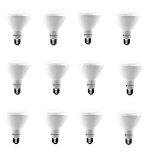 65-Watt Equivalent BR30 Dimmable LED Light Bulb Soft White (12-Pack)