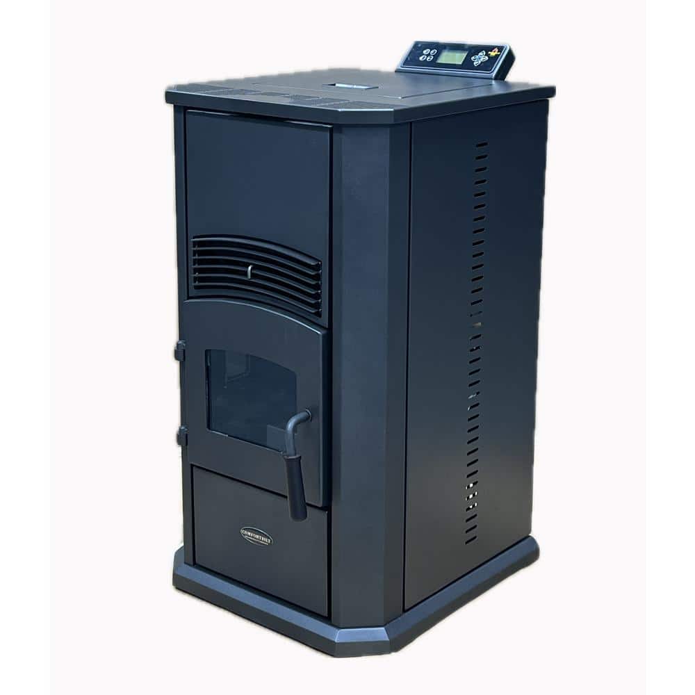 ComfortBilt Black Steel Freestanding Pellet Stove