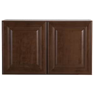 Benton Assembled 30x18x12 in. Wall Cabinet in Butterscotch