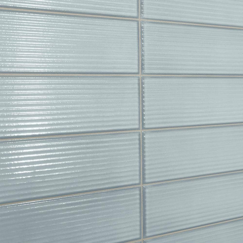 Stacy Garcia Olimar Grooved 4" x 16" Polished Porcelain Subway Wall Tile (7.74 Sq. Ft. / Case)