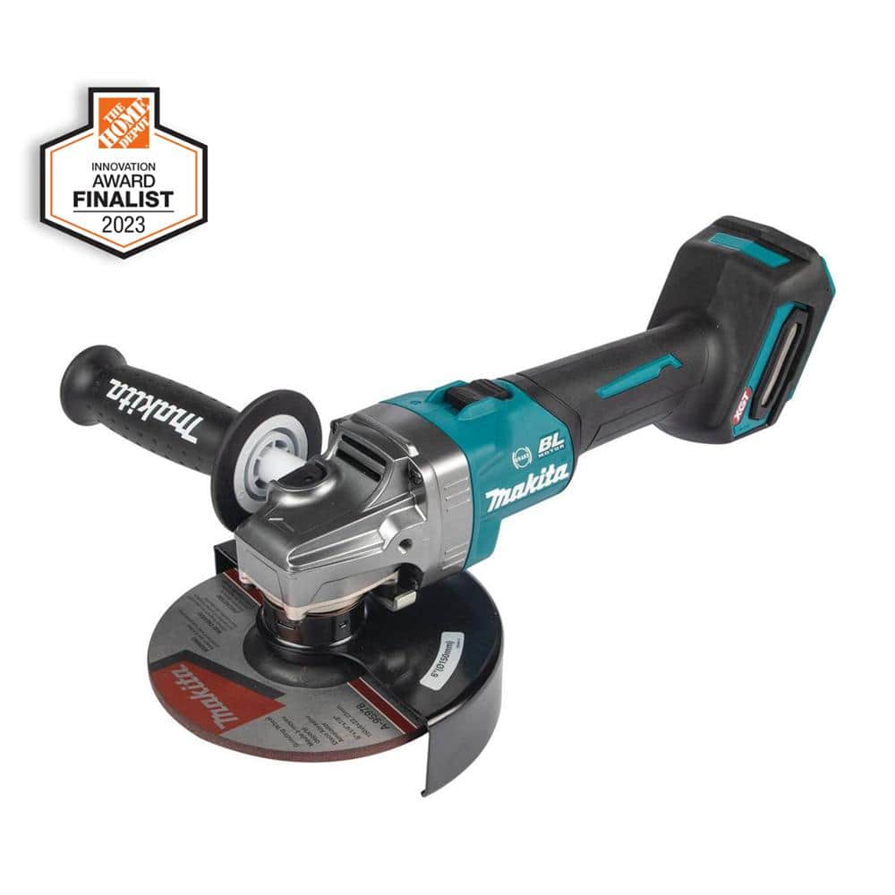 Makita 40V Max XGT Brushless Cordless 6 in. Angle Grinder, with Electric  Brake (Tool Only) GAG07Z - The Home Depot