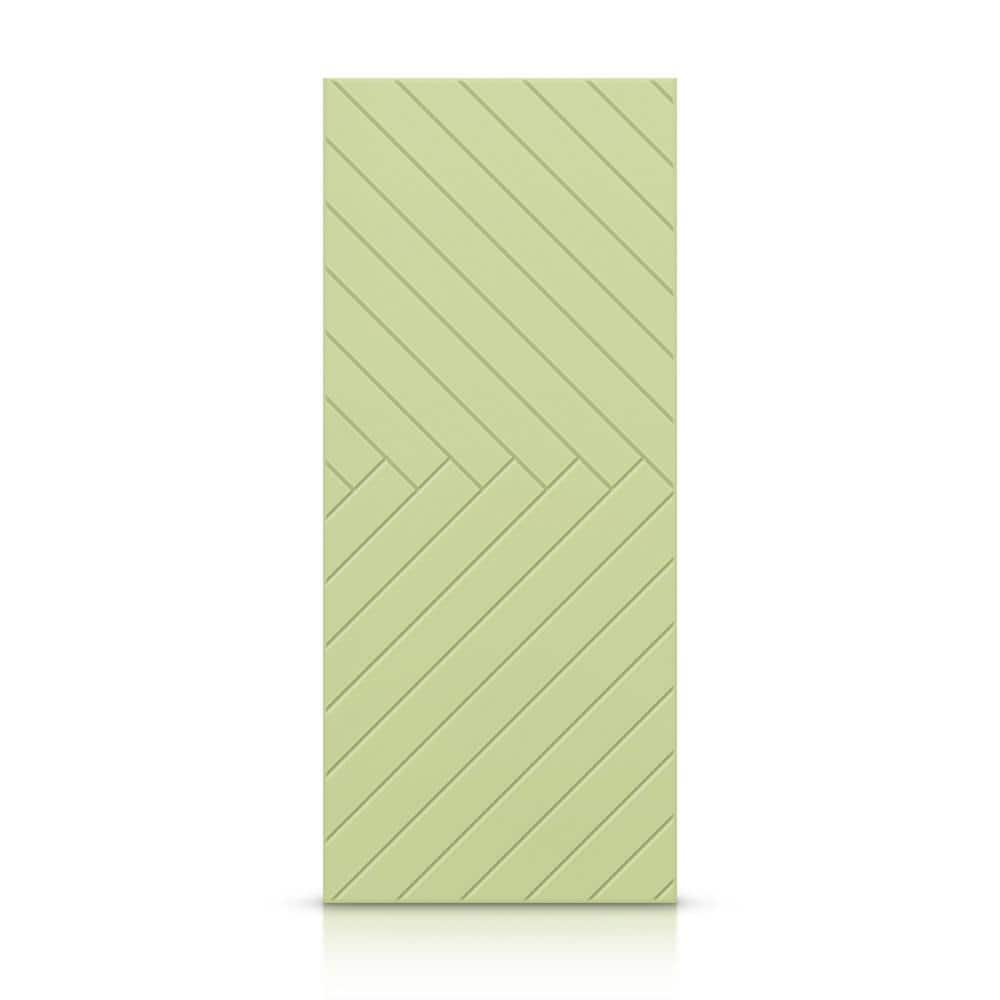 36 in. x 84 in. Hollow Core Sage Green Painted Composite MDF Interior Door Slab price history on PriceWatchPro