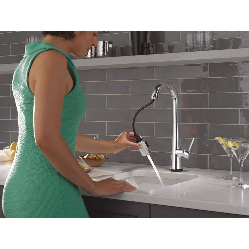 Monrovia Touch2O with Touchless Technology Single Handle Bar Faucet in Lumicoat Chrome - Thumbnail 5