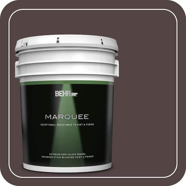 BEHR MARQUEE 5 gal. #ECC-43-3 Chaparral Semi-Gloss Enamel Exterior Paint & Primer