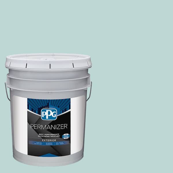 PERMANIZER 5 gal. PPG1142-3 Veridian Green Semi-Gloss Exterior Paint