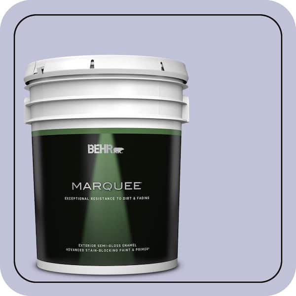 BEHR MARQUEE 5 gal. #M550-3 Foxglove Semi-Gloss Enamel Exterior Paint & Primer
