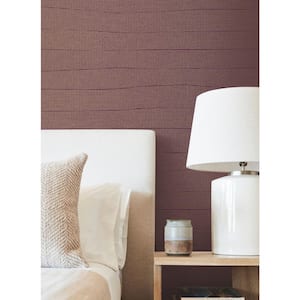Mulberry Natural Grid Metallic Non-pasted Non-Woven Paper Wallpaper