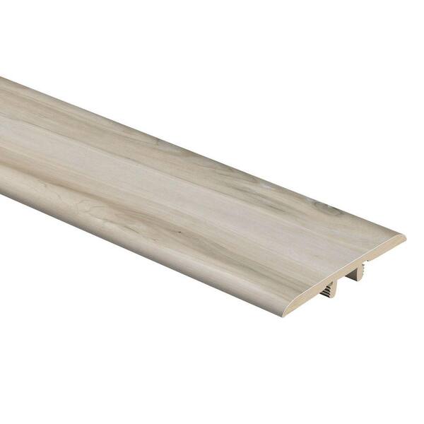 Zamma White Maple 5/16 in. Thick x 1-3/4 in. Wide x 72 in. Length Vinyl T-Molding