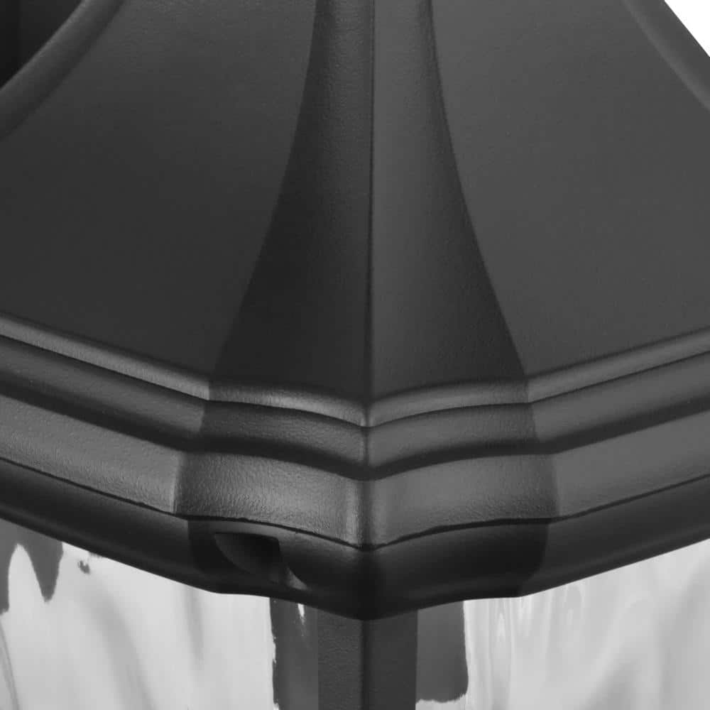 Marquette 19" Black Resin Outdoor Wall Lantern
