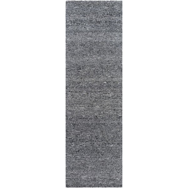 Livabliss Desire Charcoal Traditional 3 ft. x 10 ft. Indoor Area Rug