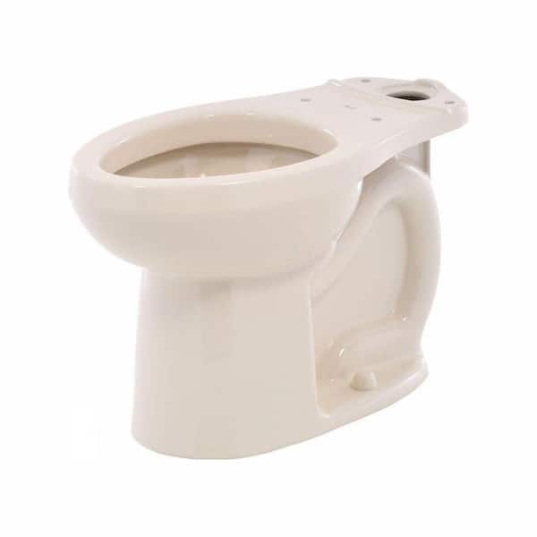 American Standard 12 in. Elongated Toilet Bowl Only in Bone H2option Siphonic Dual Flush Chair Height
