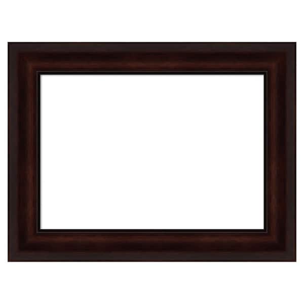 Amanti Art Coffee Bean Brown 25 in. x 19 in. Polystyrene Framed Dry Erase Magnetic Memo Board