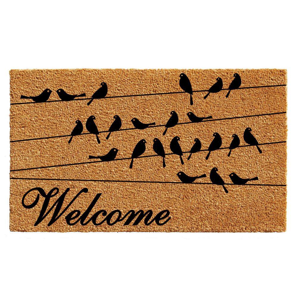 "Black Bird Welcome Doormat 24"" x 36""" price history on PriceWatchPro