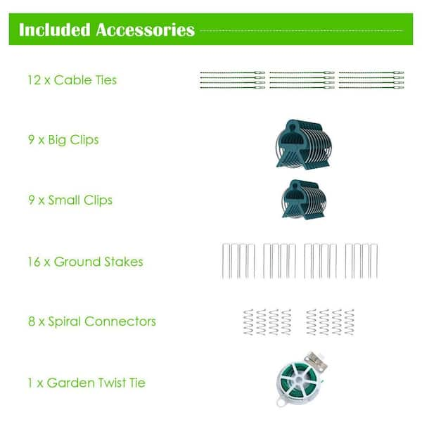 2-Side cucumber Plant Wire Grow Clamp by Magig_I3Prusa