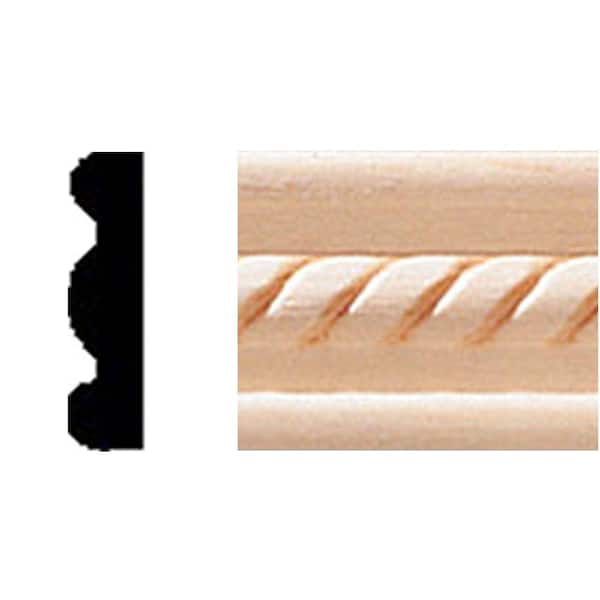 1/4 in. x 1 in. x 8 ft. Hardwood Wood Panel Moulding