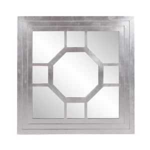 Palmer 24 in. x 24 in. Modern Square Framed Wall Mirror