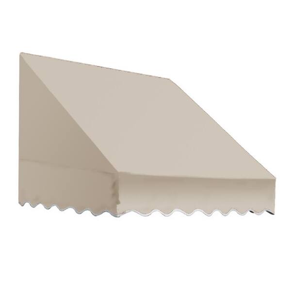 AWNTECH 10.38 ft. Wide San Francisco Window/Entry Fixed Awning (18 in. H x 36 in. D) Linen