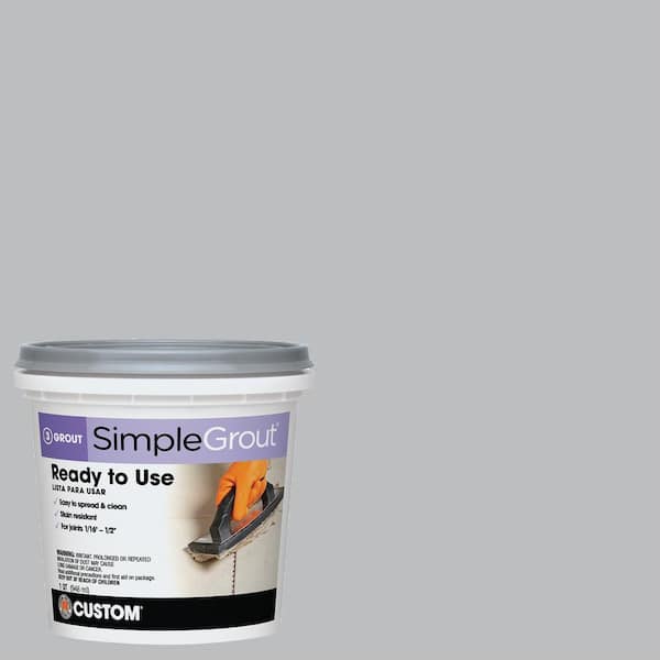 Custom Building Products SimpleGrout #115 Platinum 1 qt. Pre-Mixed Grout