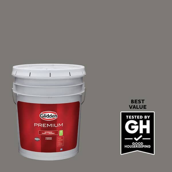 Glidden Premium 5 gal. PPG0998-6 On The Edge Semi-Gloss Interior Latex Paint
