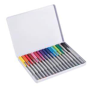 Staedtler Set Of 12 Double-Ended Lettering Felt-Tip Pens Multicolor