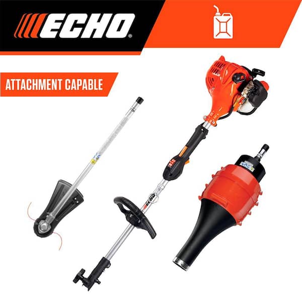 21.2 cc Gas 2-Stroke Attachment Capable Straight Shaft String Trimmer with Speed-Feed Head and 100 MPH Leaf Blower Kit