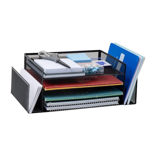 File Paper Holder Desktop File Organizer for Books Documents