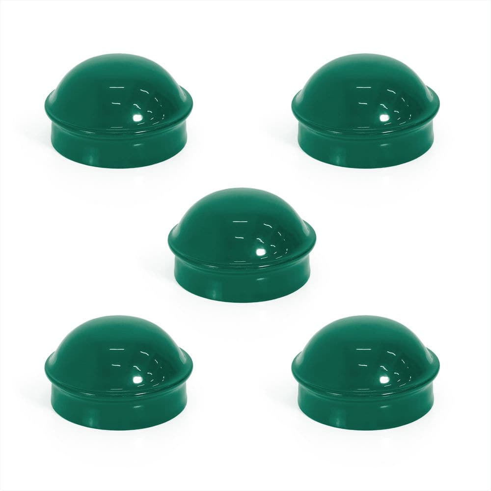 2-3/8 in. Chain Link Fence Green Galvanized Steel Terminal Post Cap (Pack of 5) price history on PriceWatchPro