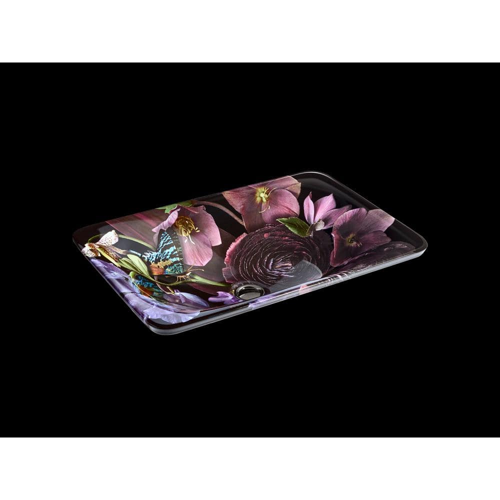 Dutchmaster Midnight Floral 21" Ceramic Wading Pool Sink